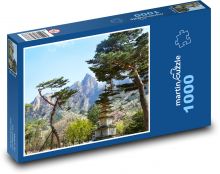 Chrám Sinheungsa - Kórejská republika Puzzle 1000 dielikov - 60 x 46 cm 