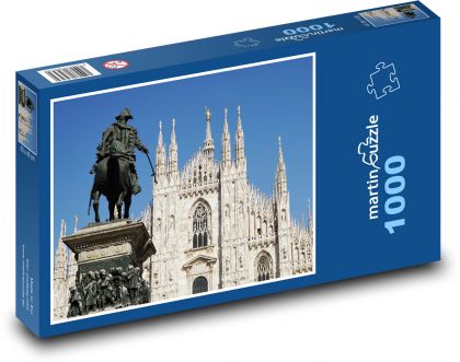 Katedrála Narození Panny Marie v Miláně, Itílie - puzzle 1000 dílků