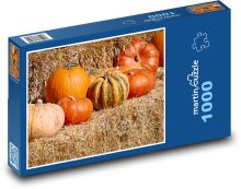 Jeseň - tekvica Puzzle 1000 dielikov - 60 x 46 cm