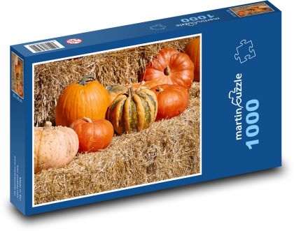 Podzim - dýně - puzzle 1000 dílků