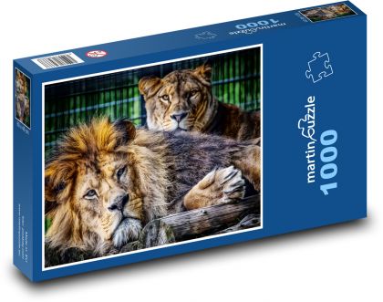 Lev - levice - Puzzle 1000 dielikov, rozmer 60x46 cm