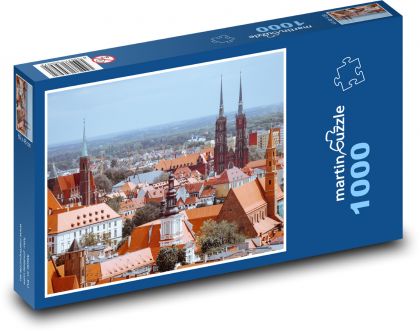 Wroclaw - Poland - Puzzle 1000 pieces, size 60x46 cm 