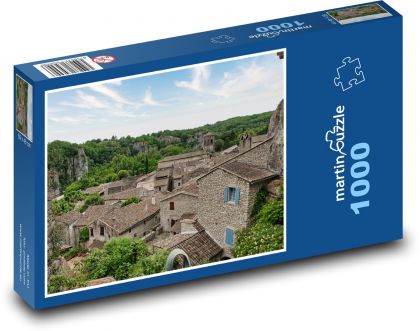 Středověké domy - puzzle 1000 dílků