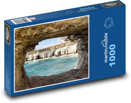 Mořské jeskyně - Puzzle 1000 dílků, rozměr 60x46 cm