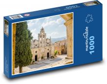 Arkadi Monastery - klášter, Řecko Puzzle 1000 dílků - 60 x 46 cm