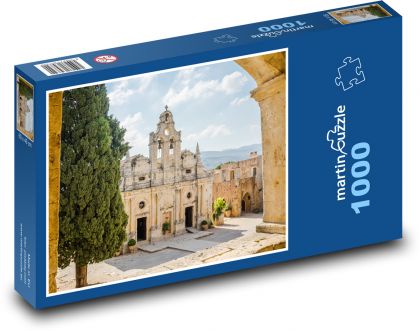 Arkadi Monastery - klášter, Řecko - puzzle 1000 dílků