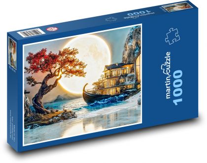 Fantazie - krajina - puzzle 1000 dílků