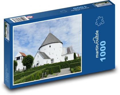 Church - Bornholm - Puzzle 1000 pieces, size 60x46 cm 