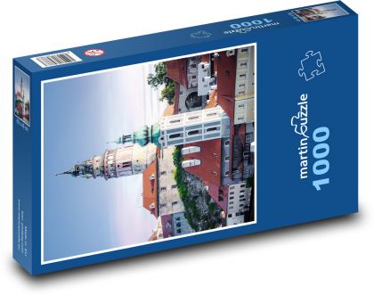 Český Krumlov - Puzzle 1000 dielikov, rozmer 60x46 cm