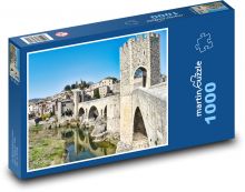 Středověký most Puzzle 1000 - 60x46 cm