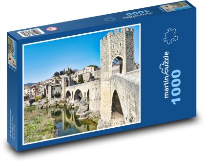 Stredoveký most - Puzzle 1000 dielikov, rozmer 60x46 cm