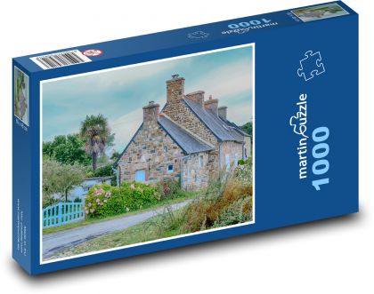 Stary dom - Puzzle 1000 elementów, rozmiar 60x46 cm