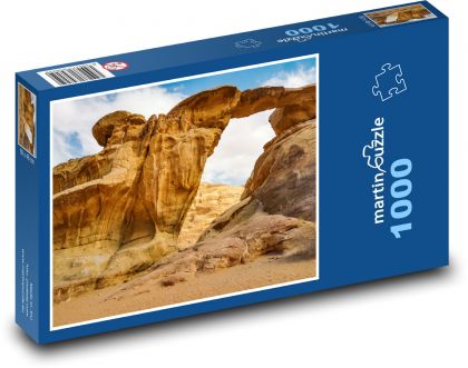 Wadi Rum - Pustynia, Jordania - Puzzle 1000 elementów, rozmiar 60x46 cm