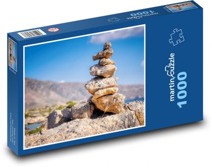 Kopiec - Kamienie - Puzzle 1000 elementów, rozmiar 60x46 cm