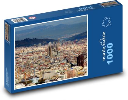 Barcelona - Hiszpania - Puzzle 1000 elementów, rozmiar 60x46 cm