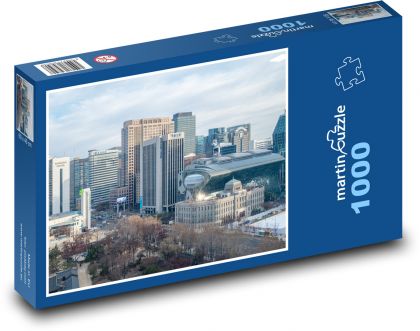 Budynek - tradycyjny - Puzzle 1000 elementów, rozmiar 60x46 cm