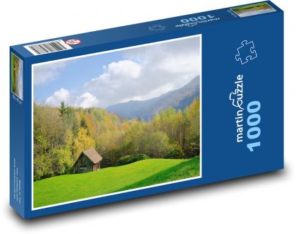 Alpines Chalet - Natur - Puzzle - 1000 Teile