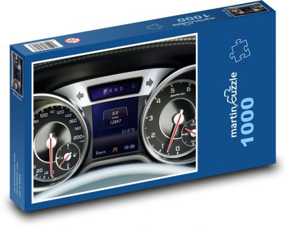 Auto - budíky - puzzle 1000 dílků