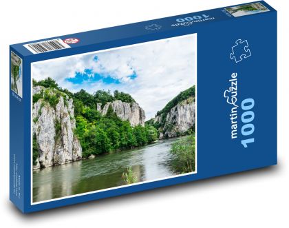 Fluss - Fels - Puzzle - 1000 Teile