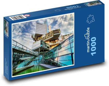 Architektura - wieżowiec - Puzzle 1000 elementów, rozmiar 60x46 cm