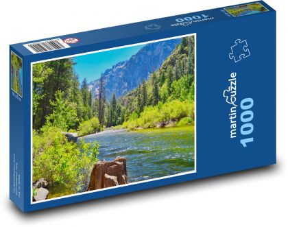 Príroda - rieka - Puzzle 1000 dielikov, rozmer 60x46 cm