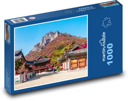 Temple - Korea - Puzzle 1000 pieces, size 60x46 cm 