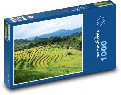 Vietnam - Rice Fields - Puzzle 1000 pieces, size 60x46 cm 
