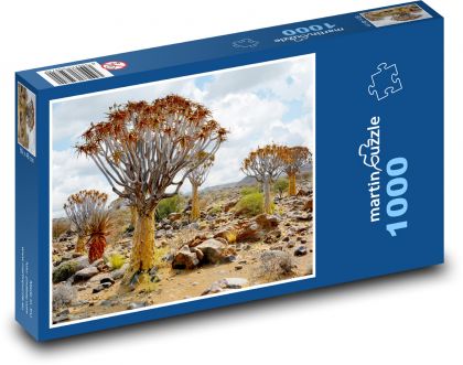 Drzewa kołczanowe - Pustynia - Puzzle 1000 elementów, rozmiar 60x46 cm