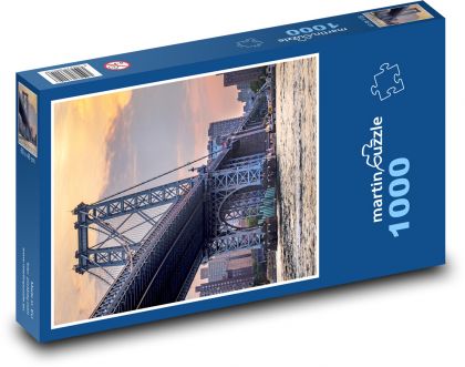 Williamsburg Bridge - New York - Puzzle 1000 pieces, size 60x46 cm 