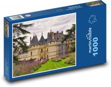 Zámek Chaumont - Francie Puzzle 1000 dílků - 60 x 46 cm