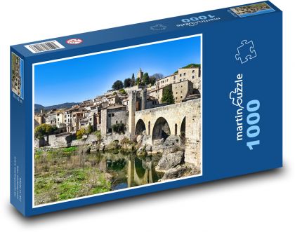 Most średniowieczny - Puzzle 1000 elementów, rozmiar 60x46 cm