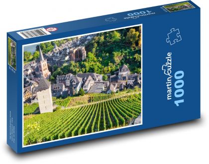 Nemecko - Bacharach - Puzzle 1000 dielikov, rozmer 60x46 cm