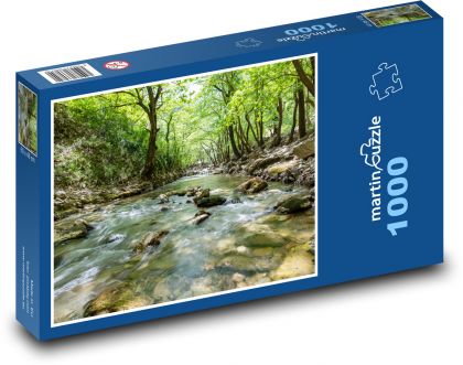 Příroda - potok - puzzle 1000 dílků
