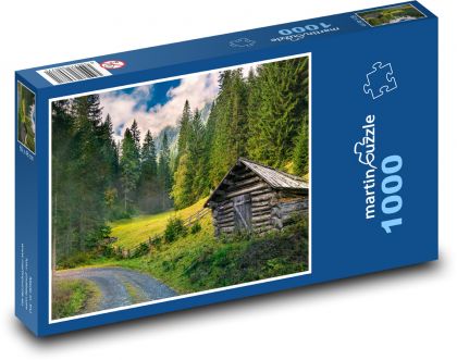 Górska przyroda - Puzzle 1000 elementów, rozmiar 60x46 cm