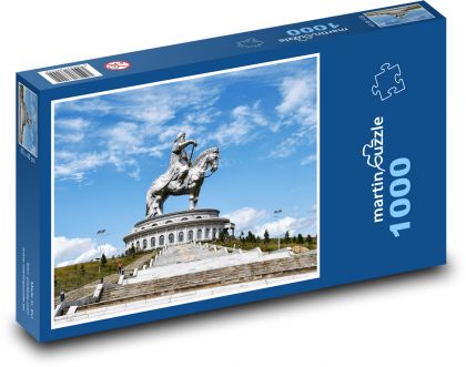 Mongolia - Sculpture - Puzzle 1000 pieces, size 60x46 cm 