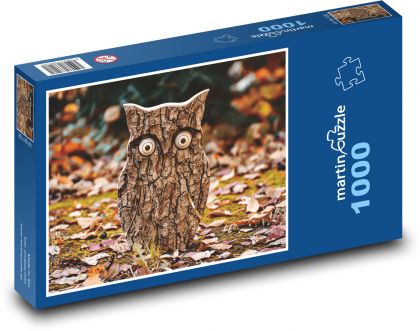 Kůra - sova - puzzle 1000 dílků