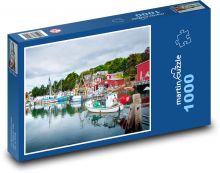 Lodě - přístav Puzzle 1000 - 60x46 cm