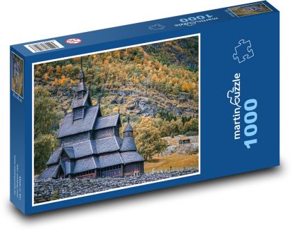 Norway - Church - Puzzle 1000 pieces, size 60x46 cm 
