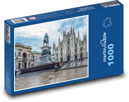 Italy - Milan - Puzzle 1000 pieces, size 60x46 cm 