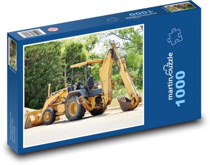 Loader - Excavator - Puzzle 1000 pieces, size 60x46 cm 