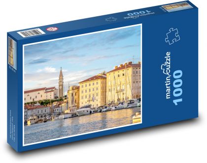 Nadmorskie miasto - Istria - Puzzle 1000 elementów, rozmiar 60x46 cm