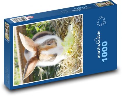 Króliki - Puzzle 1000 elementów, rozmiar 60x46 cm