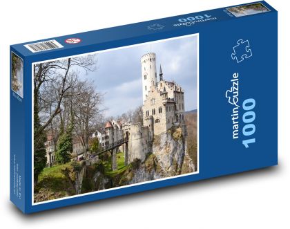 Lichtenštejnský hrad - Německo - puzzle 1000 dílků