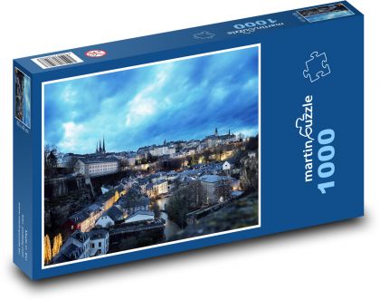 Miasto Luksemburg - Puzzle 1000 elementów, rozmiar 60x46 cm