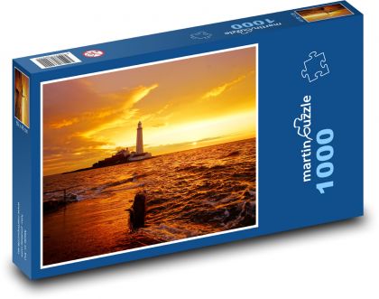 Latarnia morska św. Marii - Puzzle 1000 elementów, rozmiar 60x46 cm