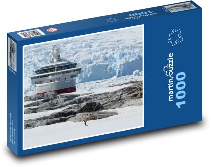 Ľadovec - sneh - Puzzle 1000 dielikov, rozmer 60x46 cm