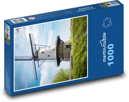 Windmill - Puzzle 1000 pieces, size 60x46 cm 