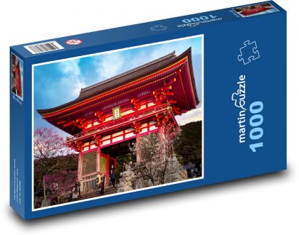 Chrám - Japonsko - Puzzle 1000 dielikov, rozmer 60x46 cm