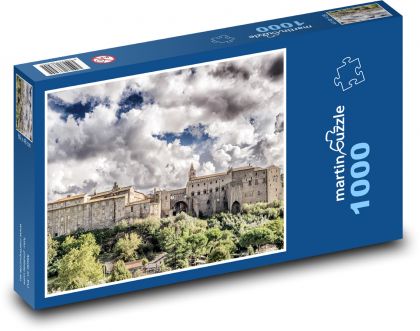 Italy - Palazzo Dei Papi - Puzzle 1000 pieces, size 60x46 cm 