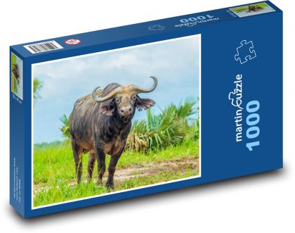 Zvíře - buvol - puzzle 1000 dílků